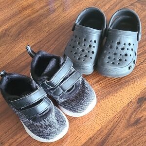 Kids Black Slip-On Shoes Set (🛍 Bundle ANY 6/$36)